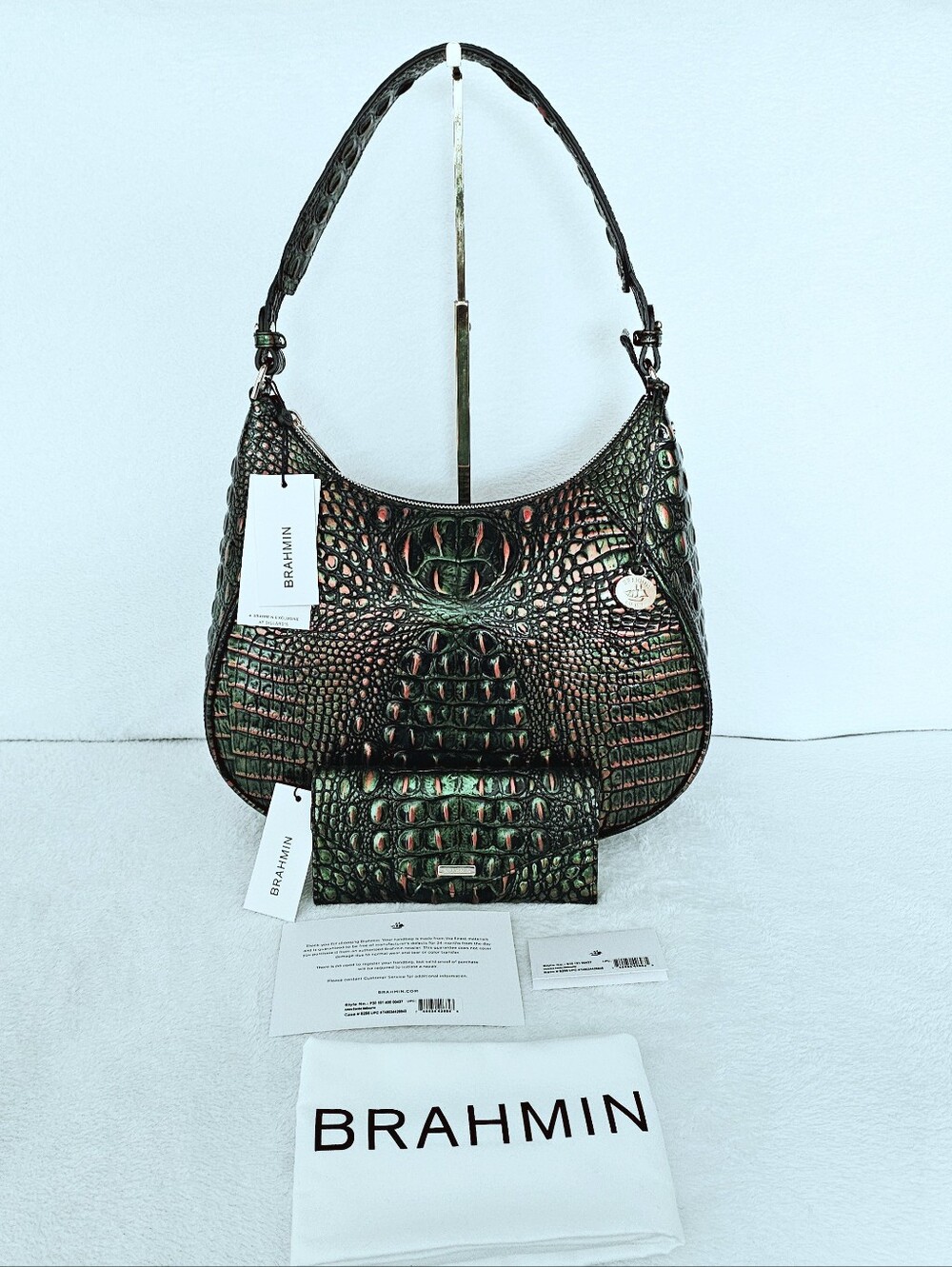 NWT Brahmin SAMBA Amira w/Veronica Wallet